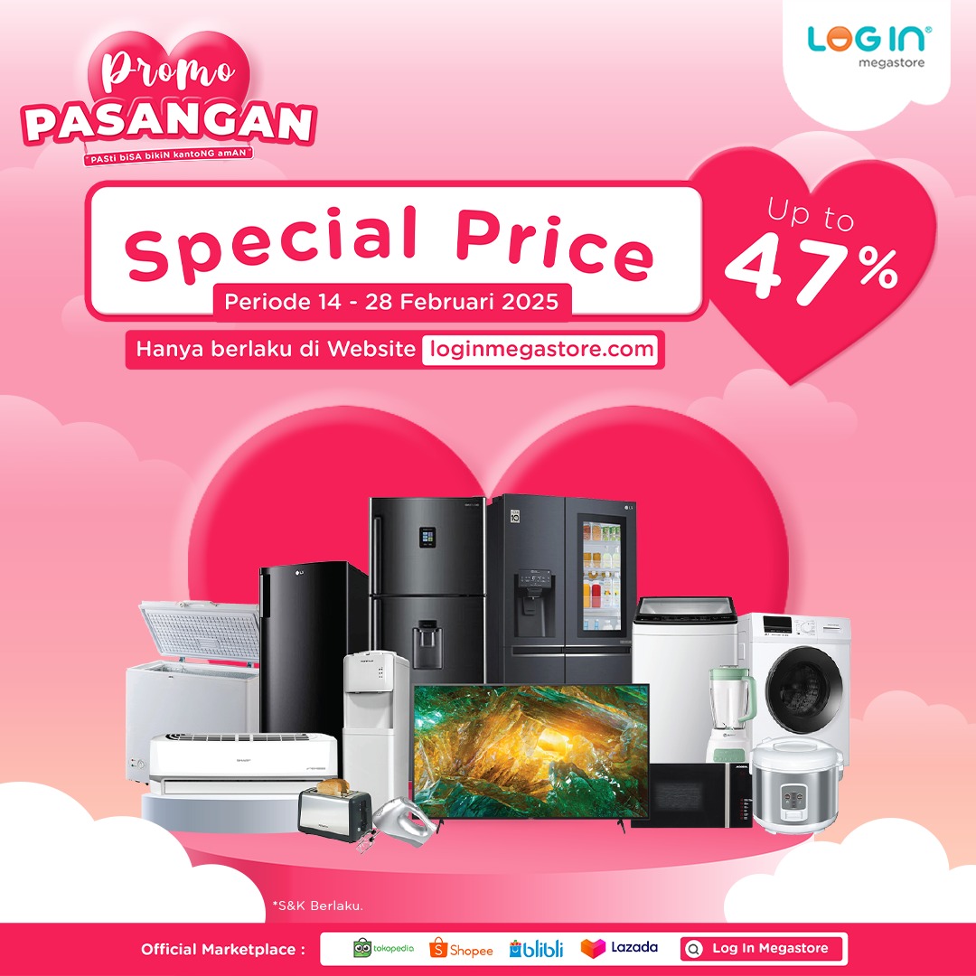 Promo Promo Pasangan 2025 - Login Megastore